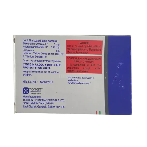 corbis h 5mg tablet 15's